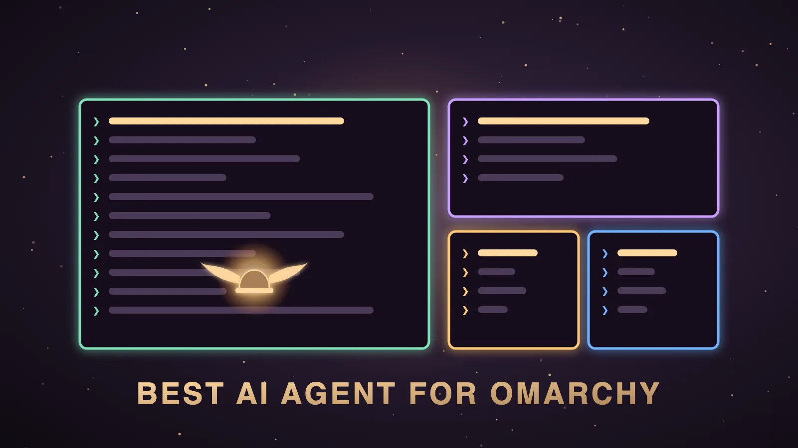 The Best AI Agent For Omarchy In 2026: Five Agents Ranked, Then The Models To Run Behind Them — illustrated hero