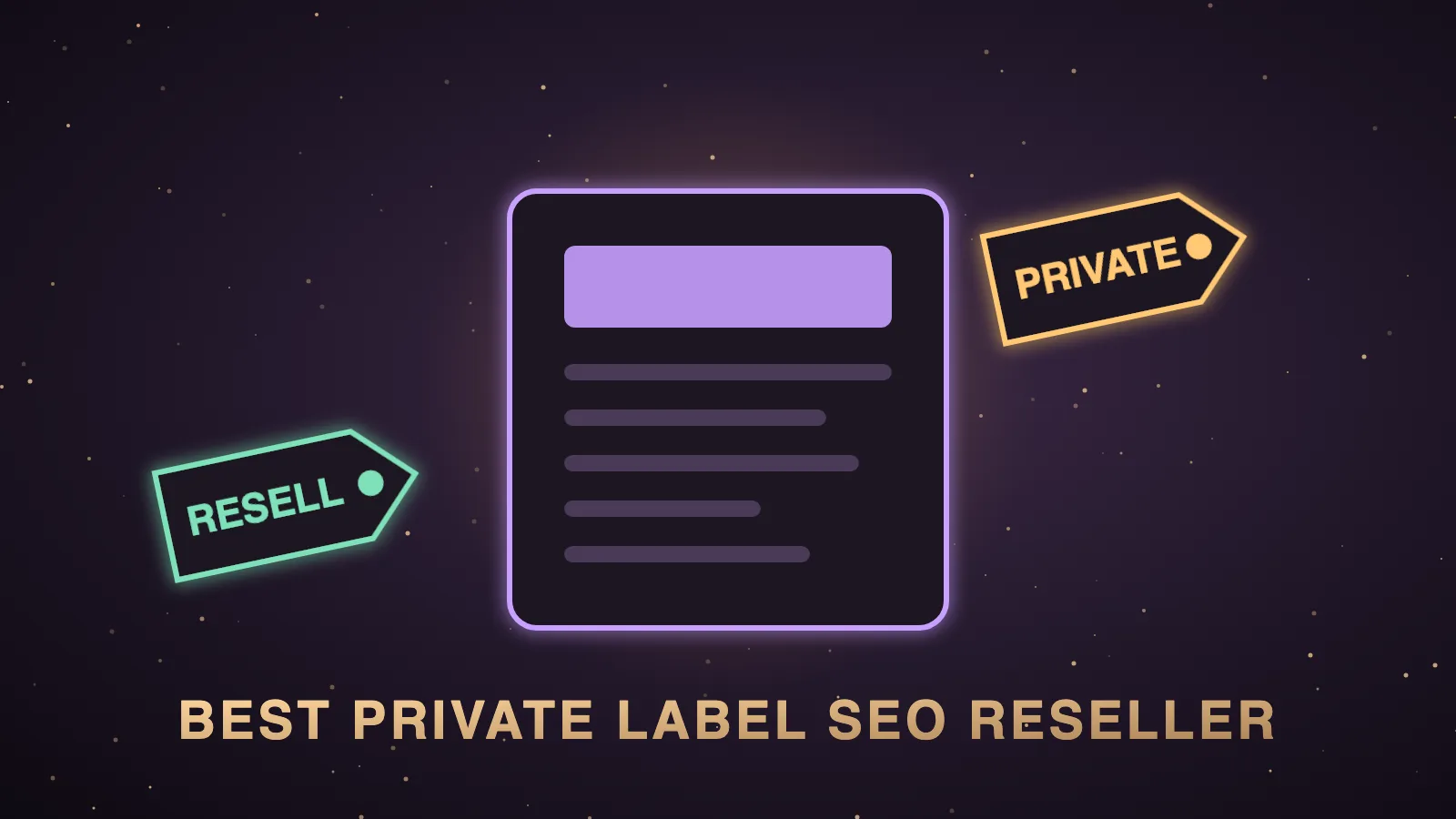 Best Private Label SEO Reseller: Six Picks, What Private Label Really Means, And The Models Behind The Workflow — illustrated hero