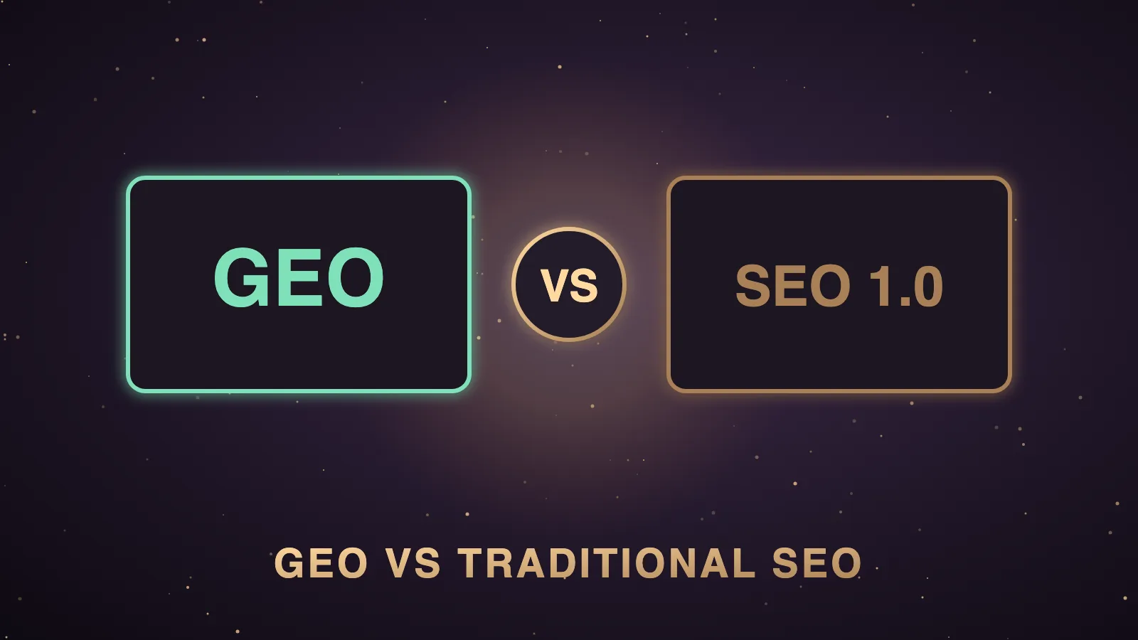 Generative Engine Optimization vs Traditional SEO: What Changed, What Still Works, And The Models Writing The New Answers — illustrated hero