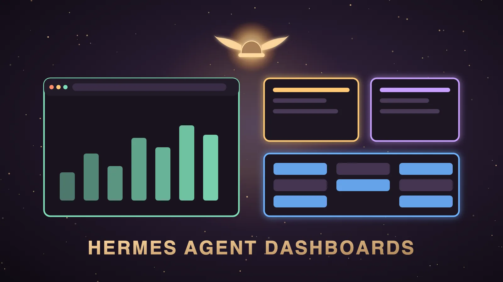 Hermes Agent Dashboards: What Each One Shows, How To Open It, And What The Cost Page Says About Your Model — illustrated hero