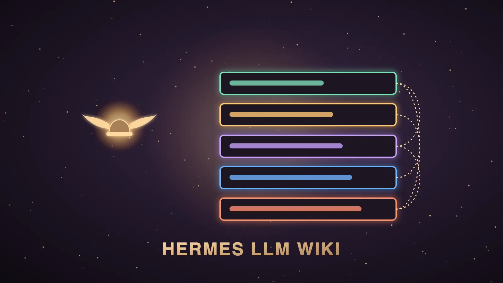 Hermes LLM Wiki: What Karpathy's Wiki Skill Does, How To Set It Up, And The Models To Run It On — illustrated hero
