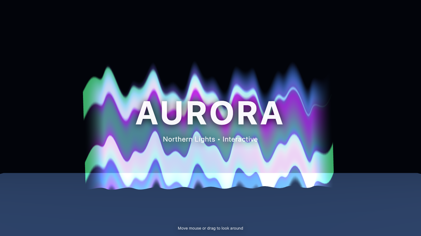 Inkling one-shot build of Aurora — GoldieBench AI benchmark screenshot