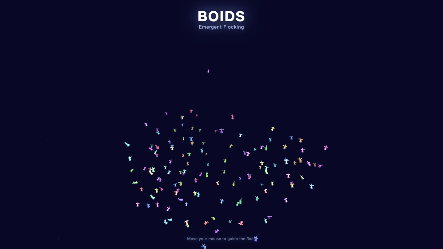 DeepSeek V4 Pro on Boids