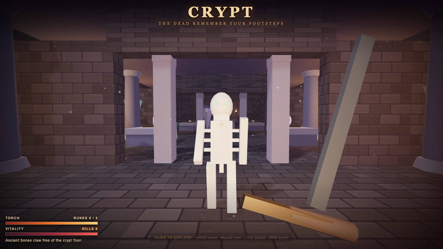 GPT-5.6 Sol one-shot build of Crypt — GoldieBench AI benchmark screenshot