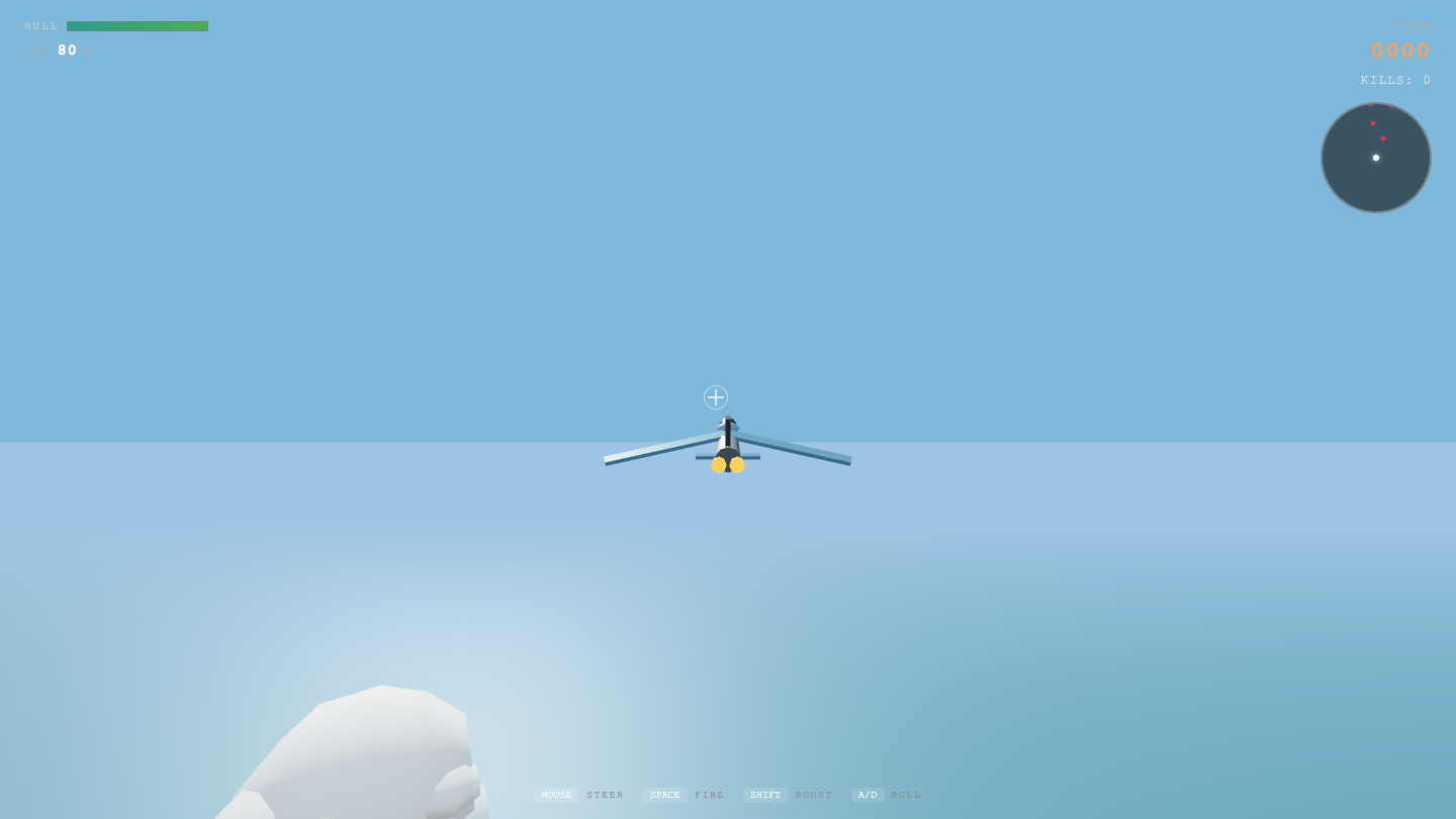 DeepSeek V4 Pro on Dogfight