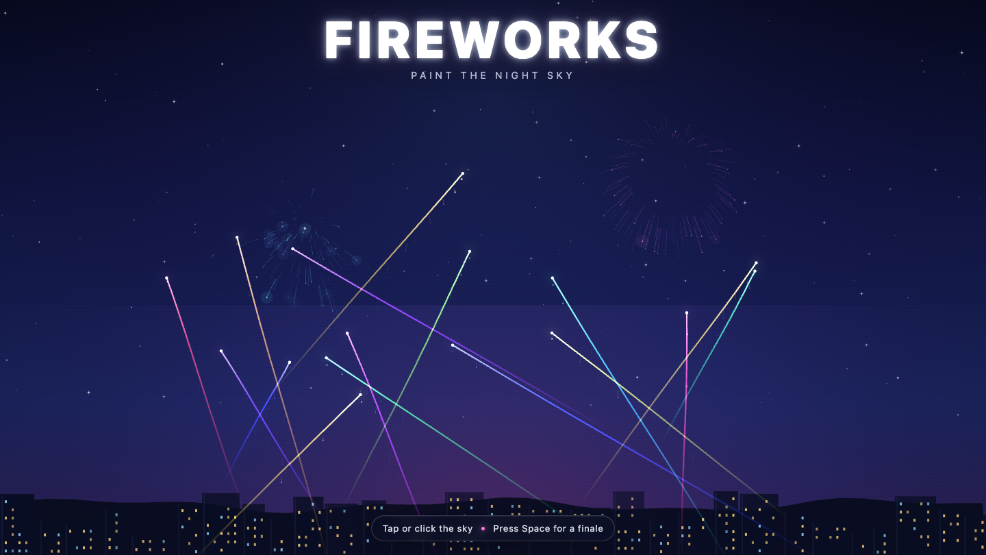 GPT-5.6 Sol one-shot build of Fireworks — GoldieBench AI benchmark screenshot