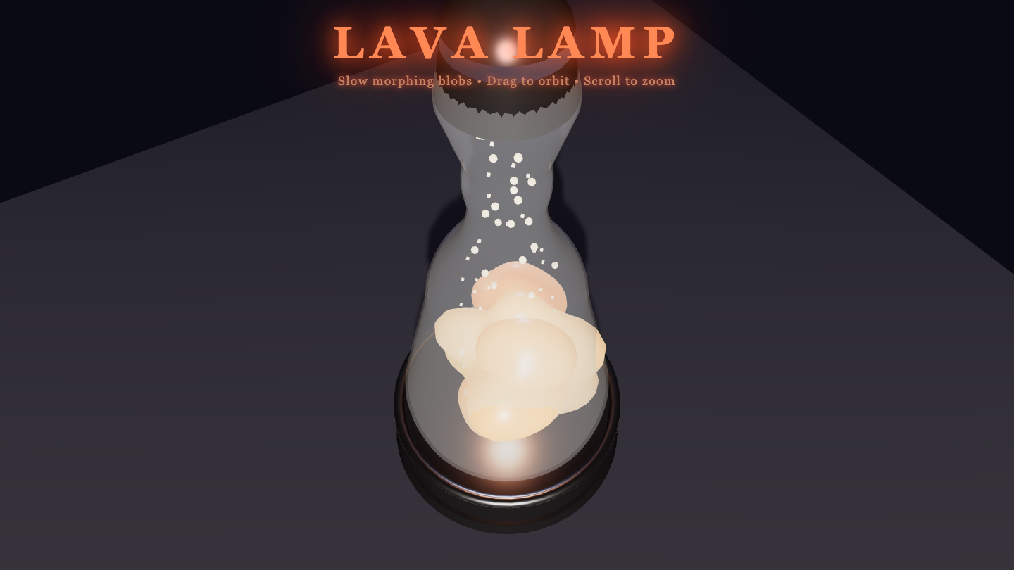 DeepSeek V4 Pro one-shot build of Lavalamp — GoldieBench AI benchmark screenshot