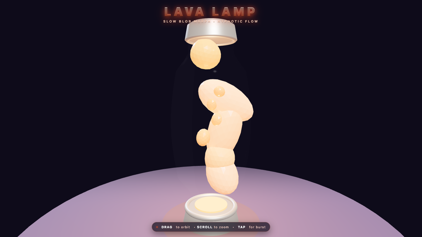 Muse Spark 1.2 one-shot build of Lavalamp — GoldieBench AI benchmark screenshot