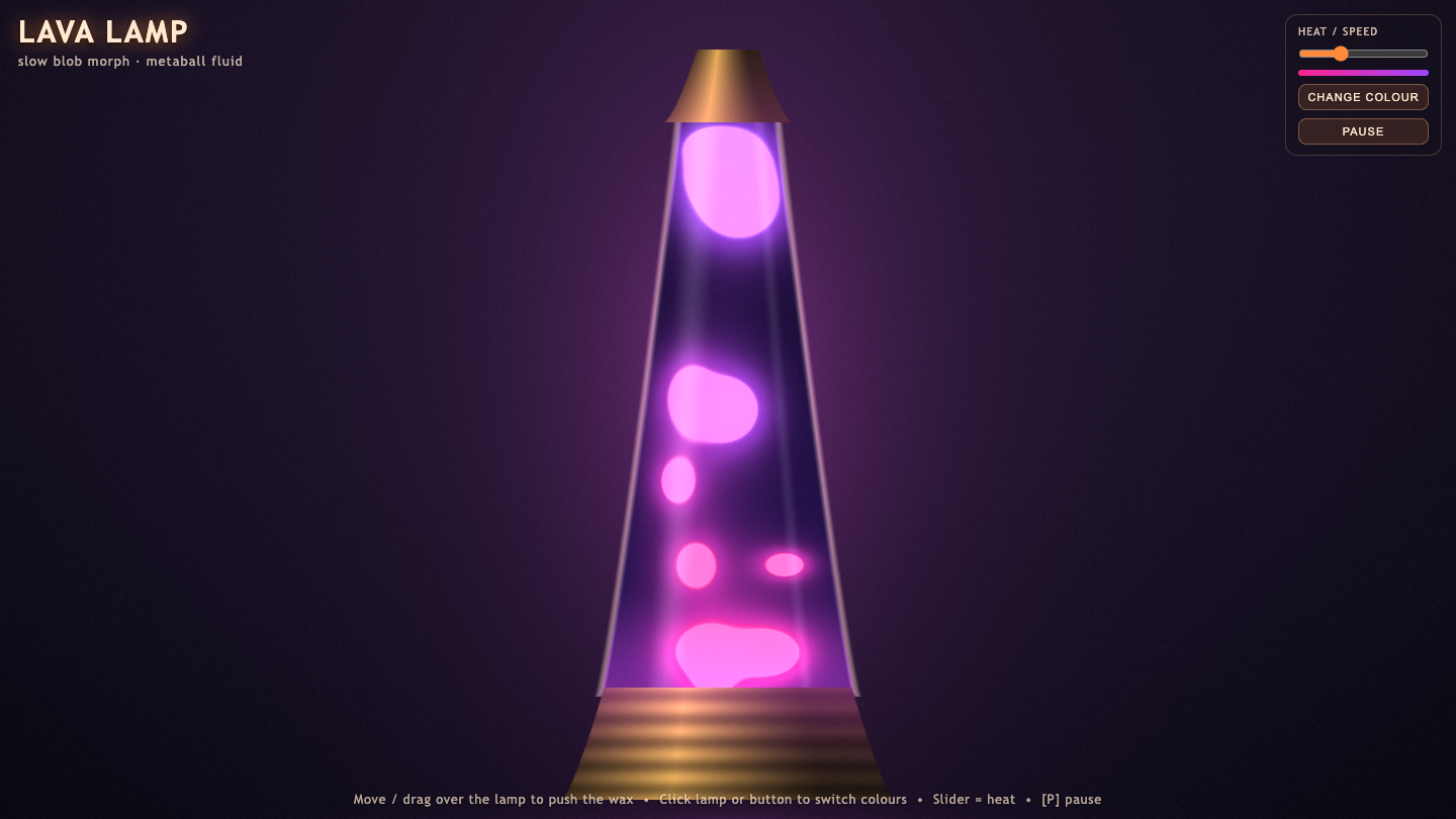 Claude Opus 5 on Lavalamp
