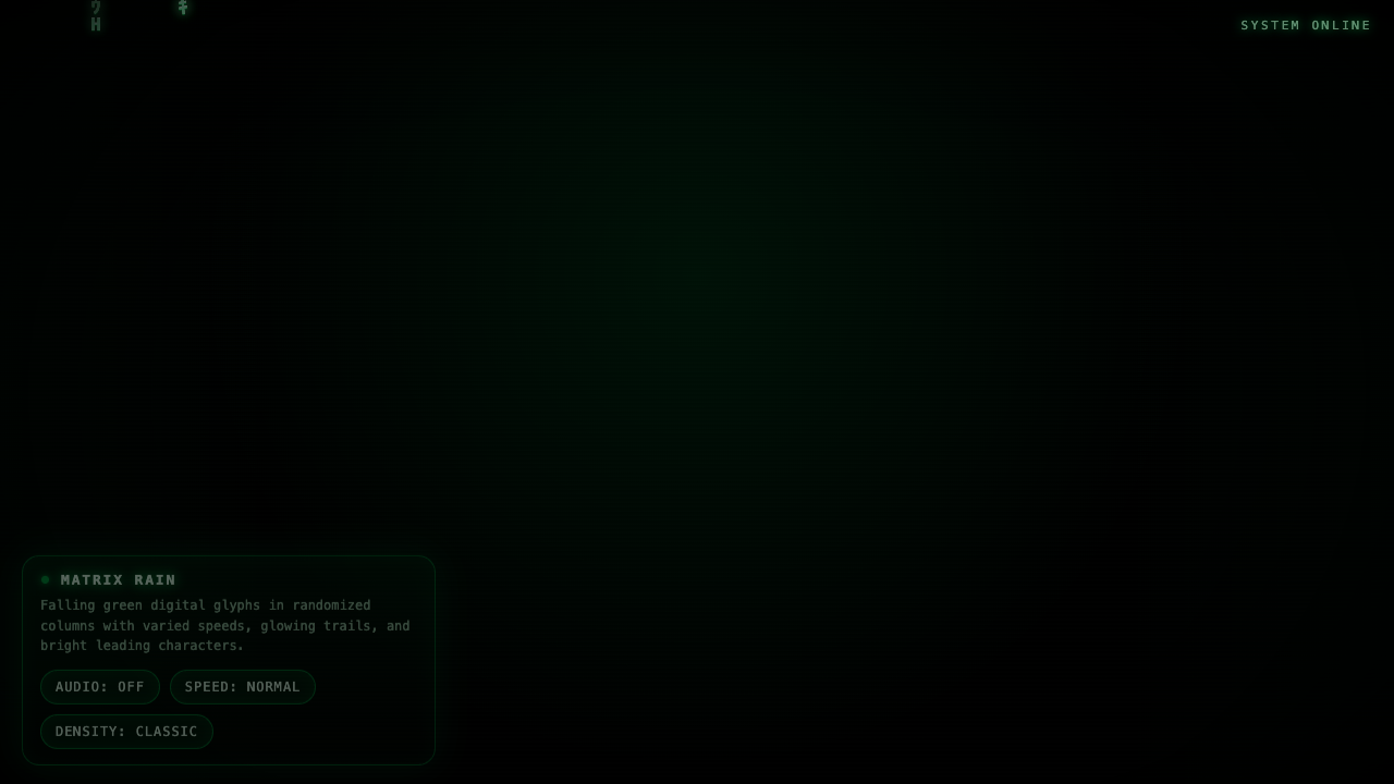 matrix rain