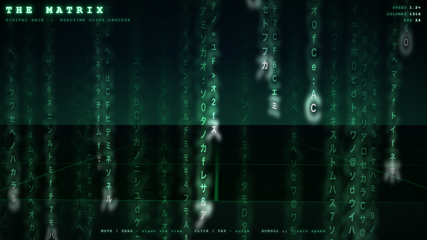 MiMo-V2.6 Pro one-shot build of Matrix — GoldieBench AI benchmark screenshot