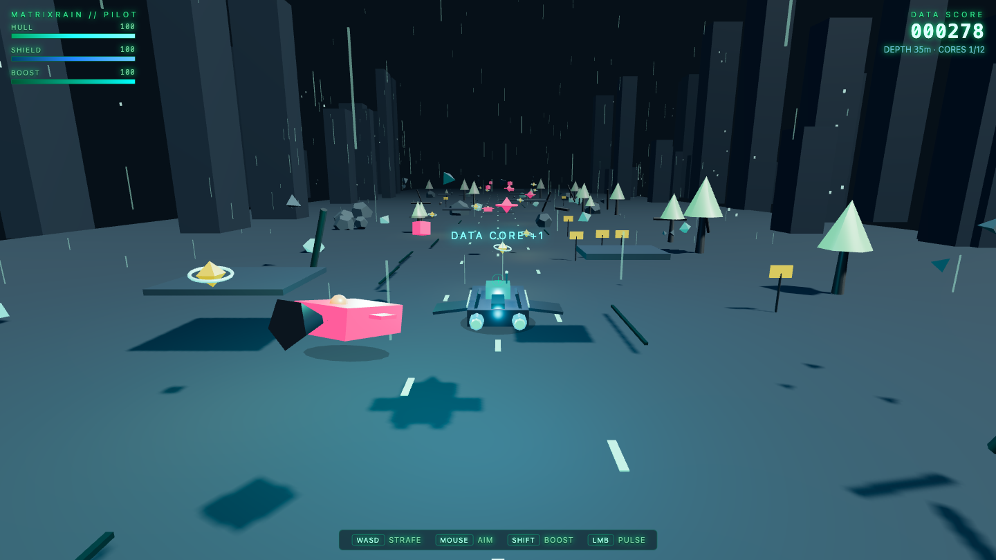 Grok 4.5 on Matrixrain
