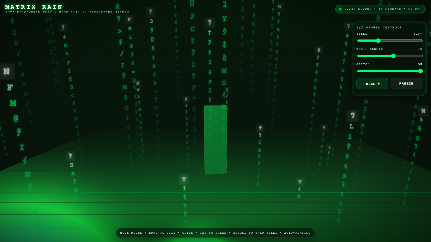 Muse Spark 1.2 on Matrixrain