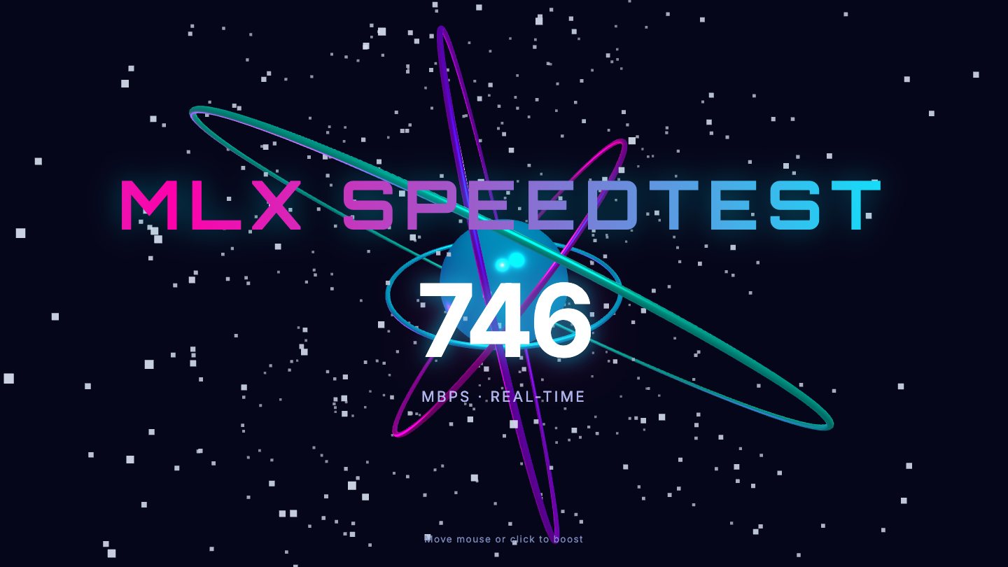 Inkling one-shot build of Mlx Speedtest — GoldieBench AI benchmark screenshot