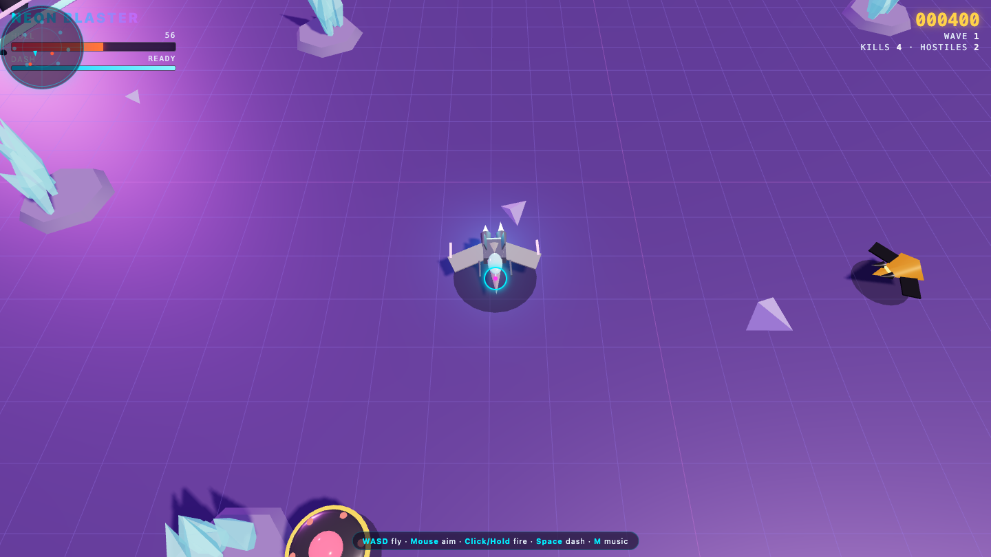 Claude Opus 5.5 on Neonblaster