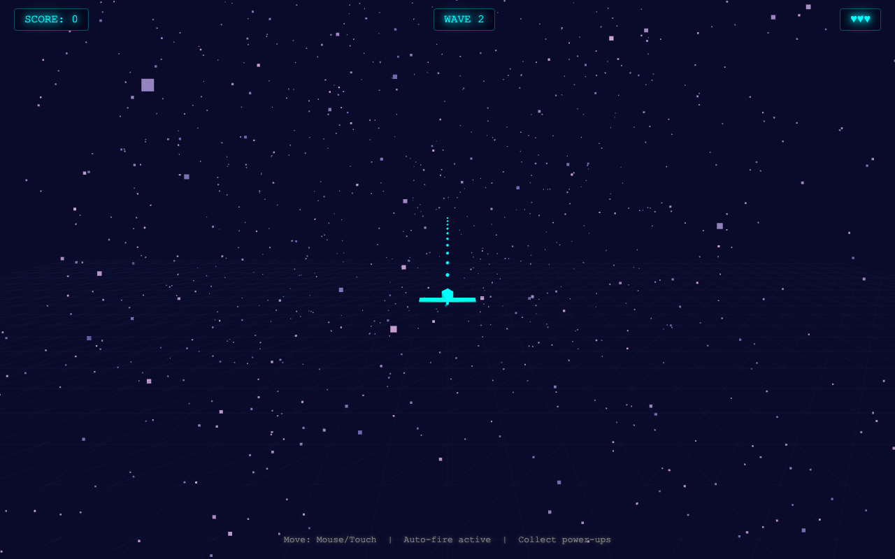Qwable 5 27B Coder one-shot build of Neonblaster — GoldieBench AI benchmark screenshot