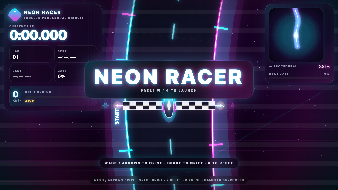 Fugu Mini on Neonracer