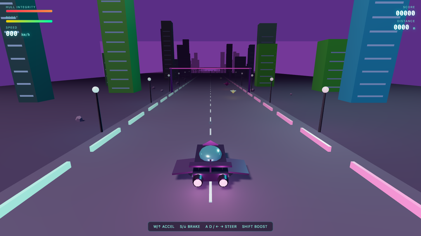 Grok 4.5 on Neonracer