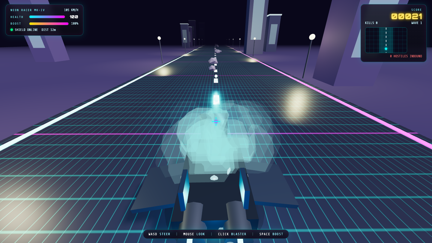 Muse Spark 1.2 on Neonracer
