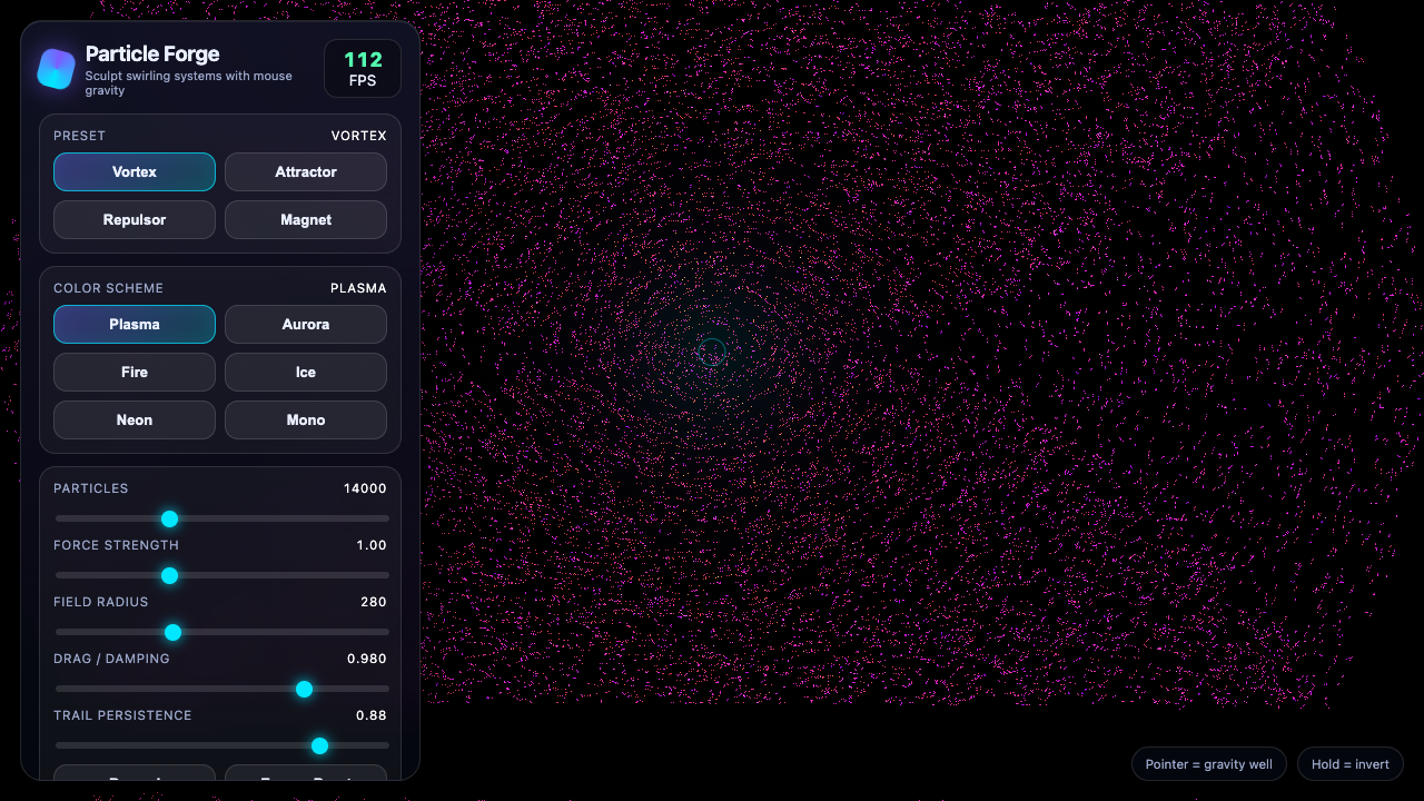 Fusion on Particleforge
