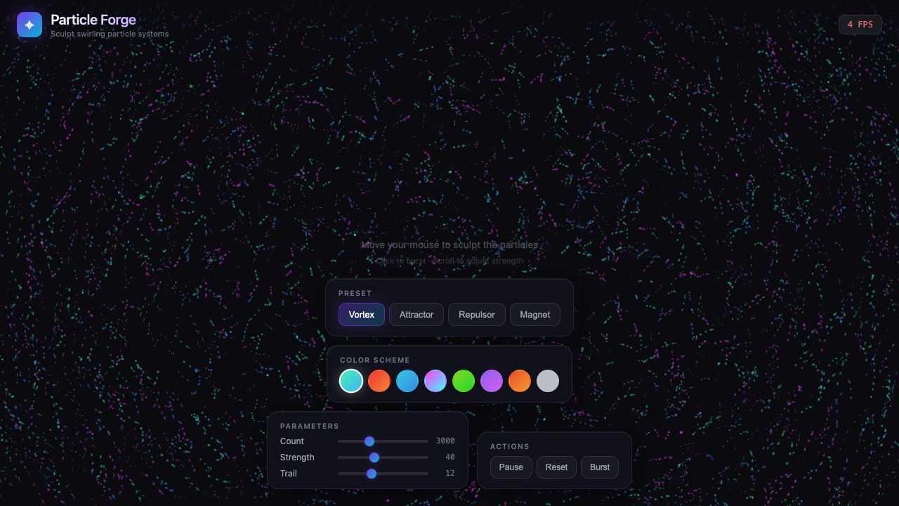 Grok on Particleforge