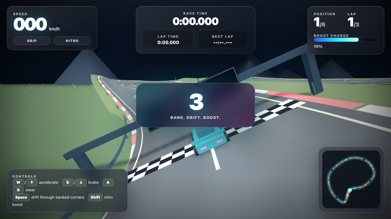 Fugu Mini on Racing