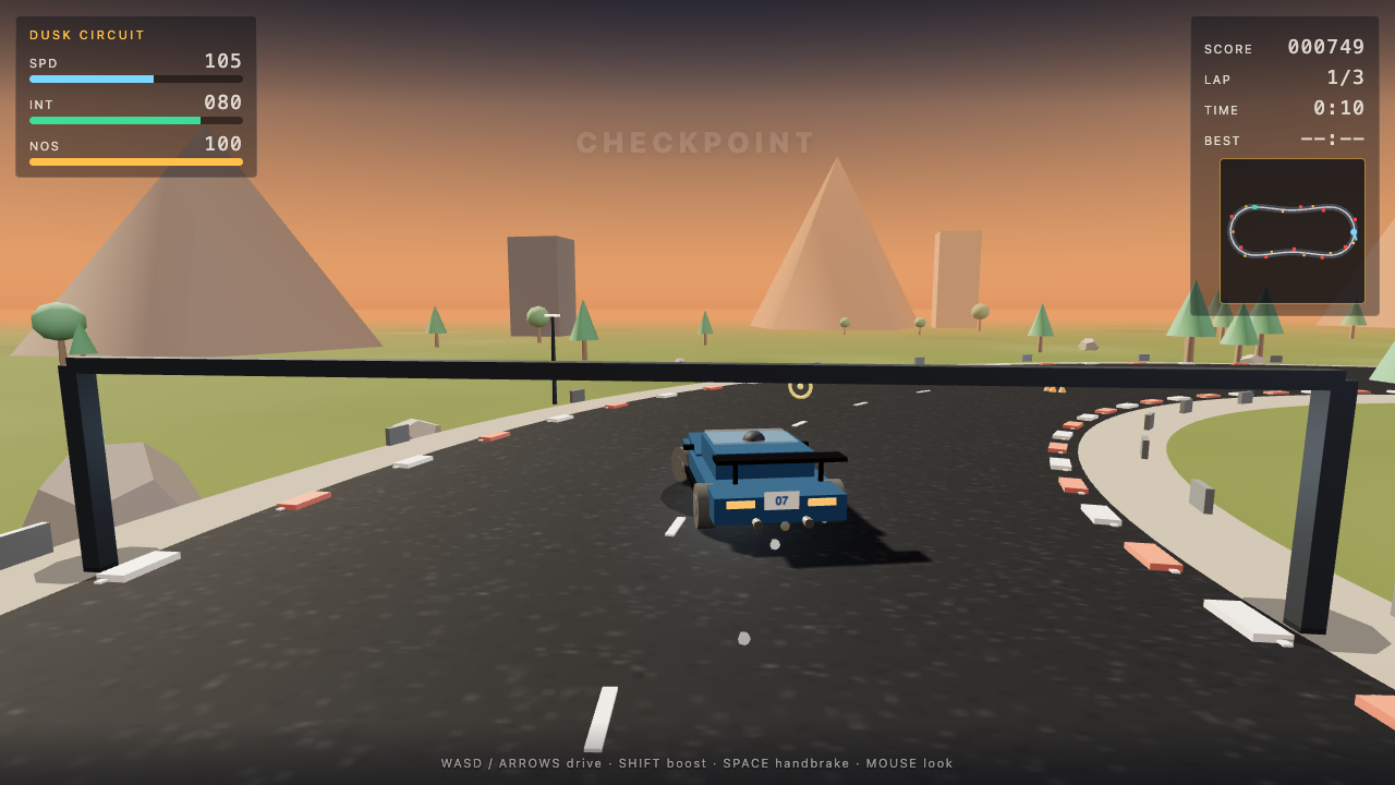 Grok 4.7 on Racing