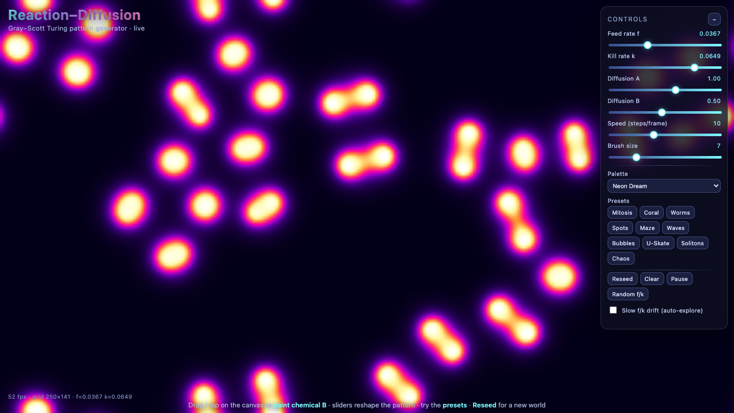 Claude Opus 5 on Reactiondiff