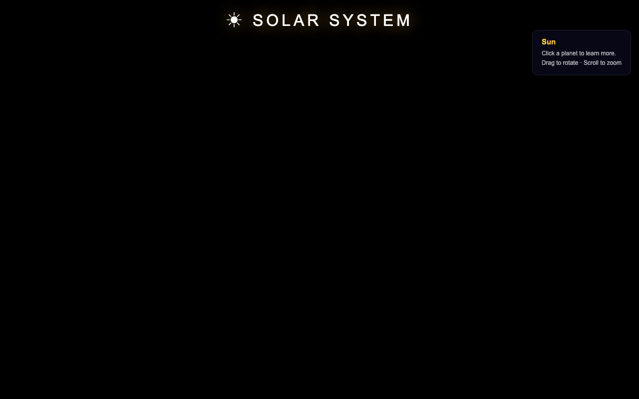 Qwable 5 27B Coder one-shot build of Solar — GoldieBench AI benchmark screenshot