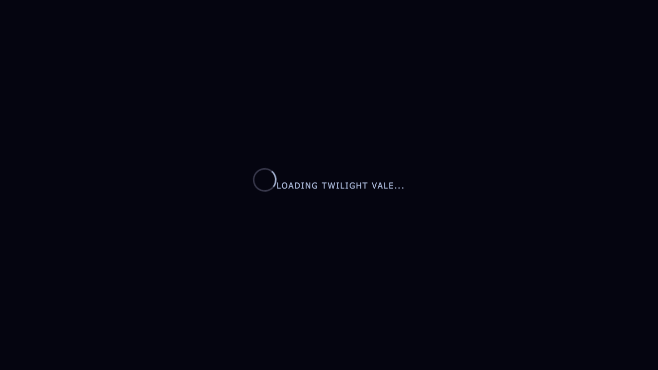 Qwythos 9B one-shot build of Twilightvale — GoldieBench AI benchmark screenshot