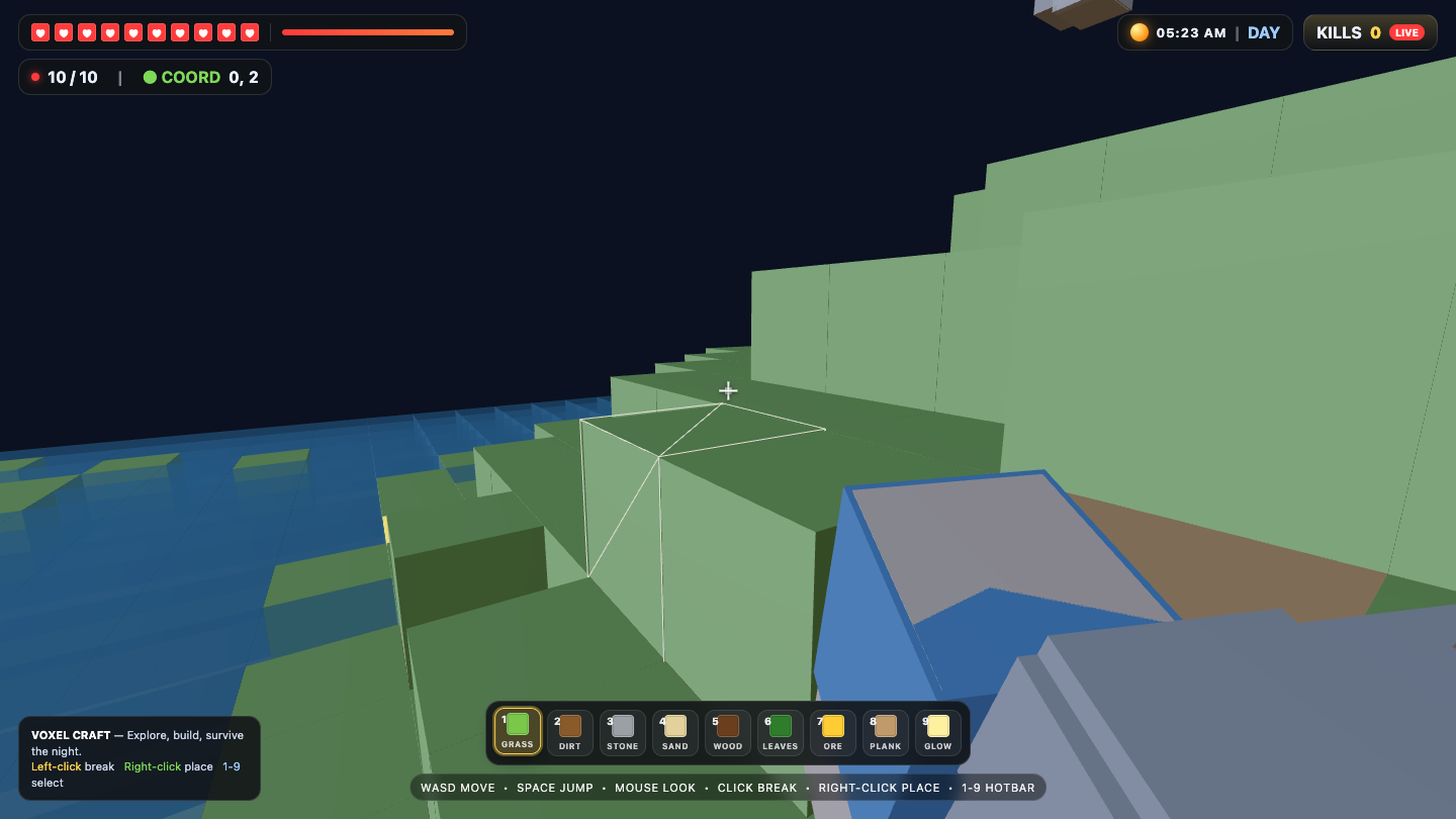Muse Spark 1.2 on Voxelcraft