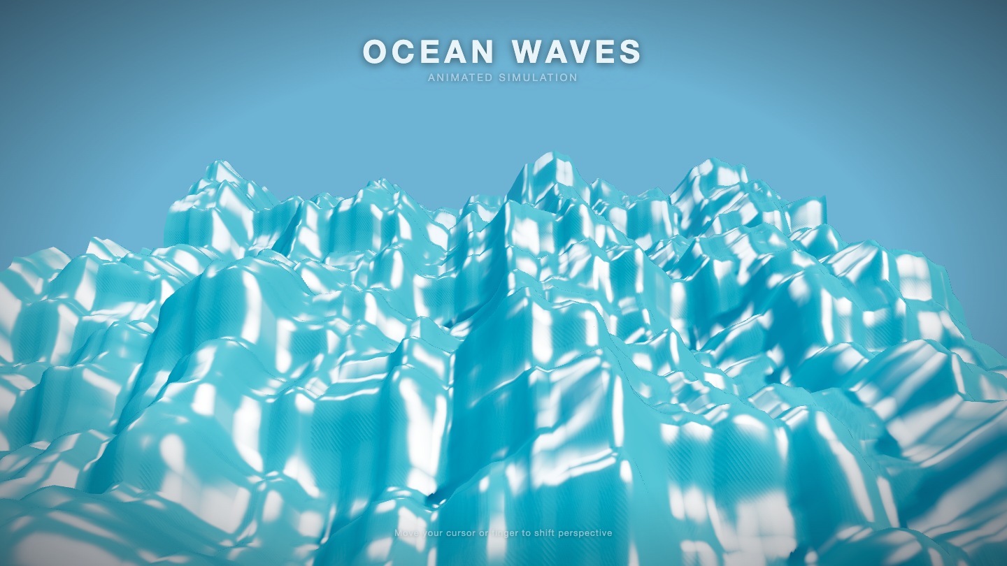 DeepSeek V4 Pro one-shot build of Waves — GoldieBench AI benchmark screenshot
