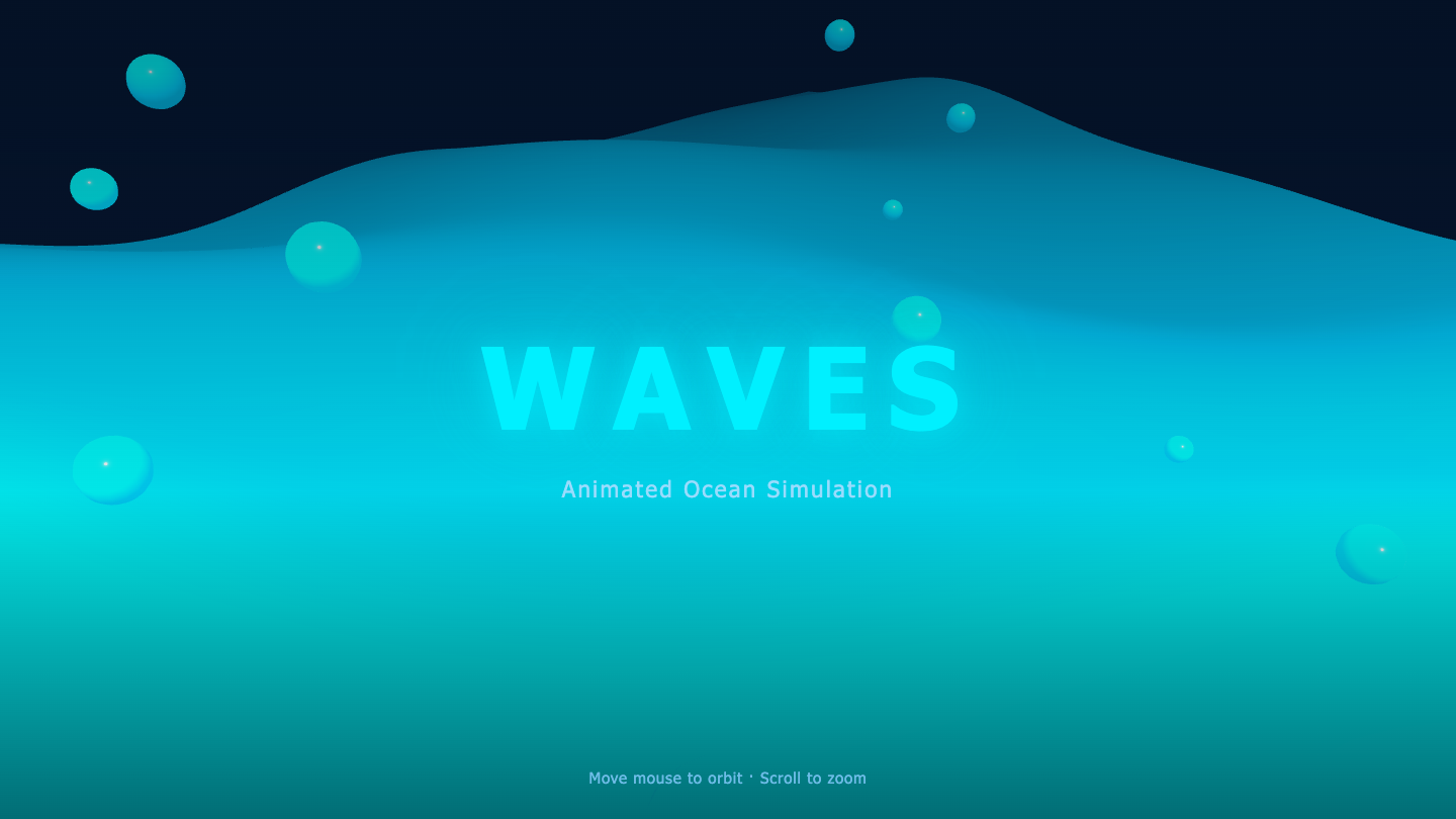 Inkling one-shot build of Waves — GoldieBench AI benchmark screenshot