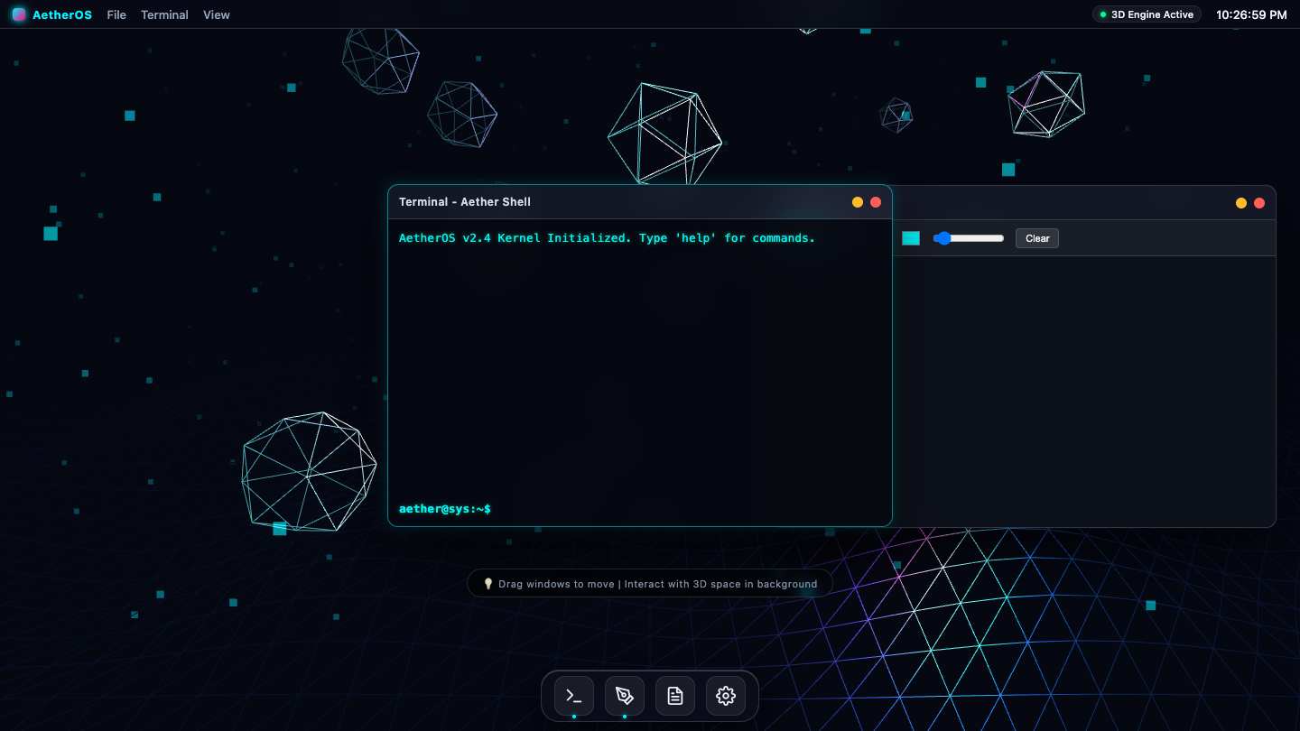 Gemini 3.6 Flash one-shot build of Webos — GoldieBench AI benchmark screenshot