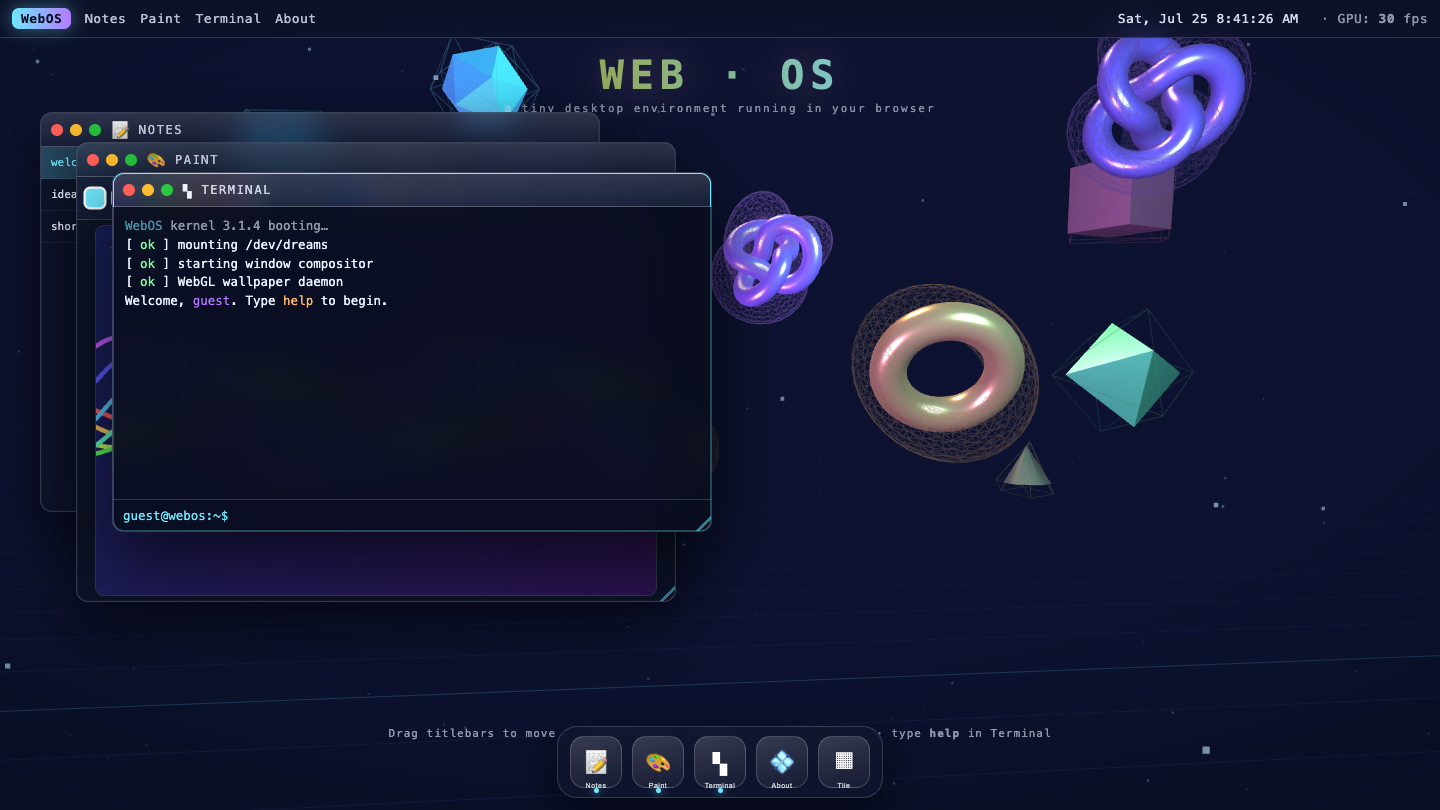 Claude Opus 5 on Webos