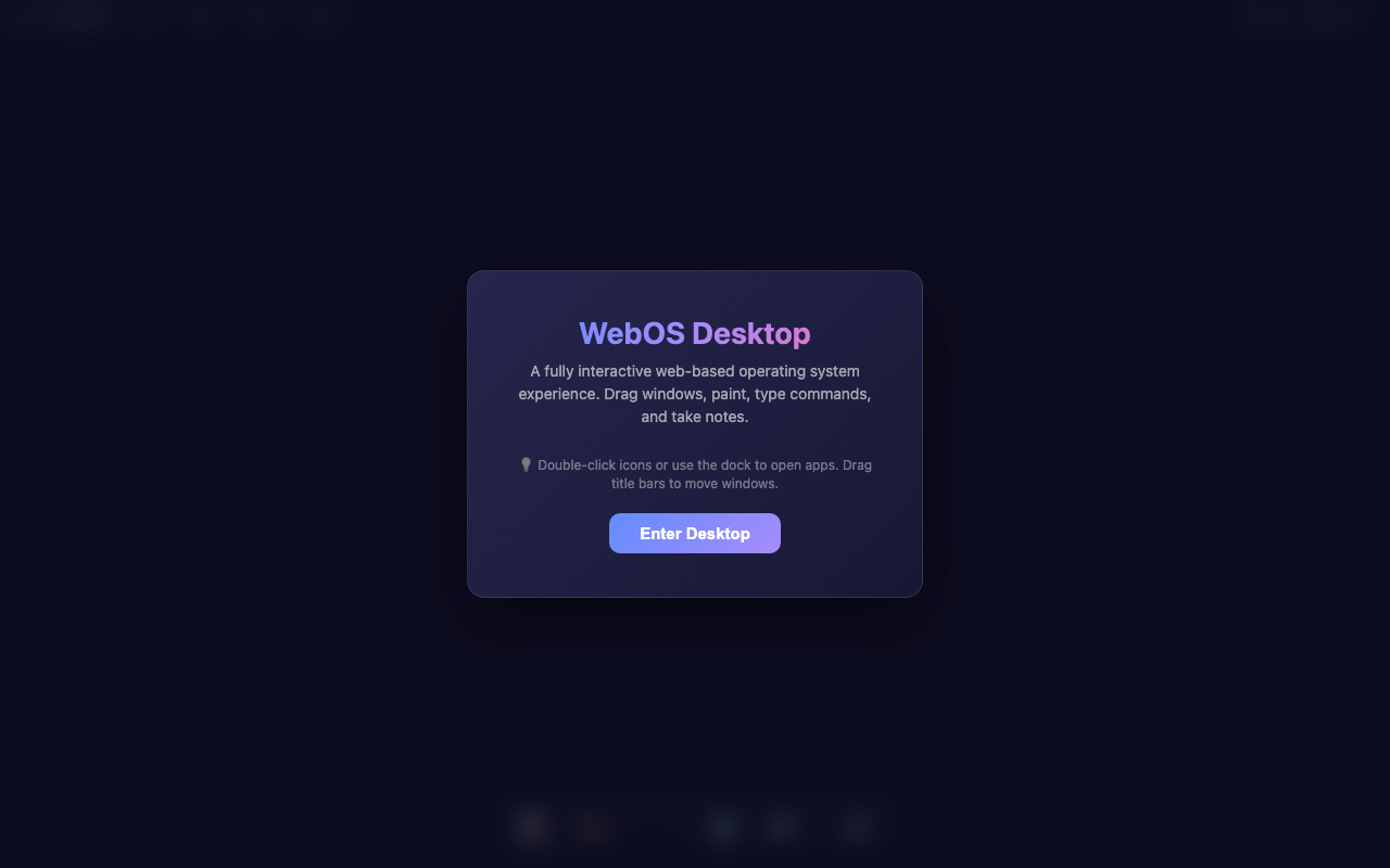 Qwable 5 27B Coder one-shot build of Webos — GoldieBench AI benchmark screenshot