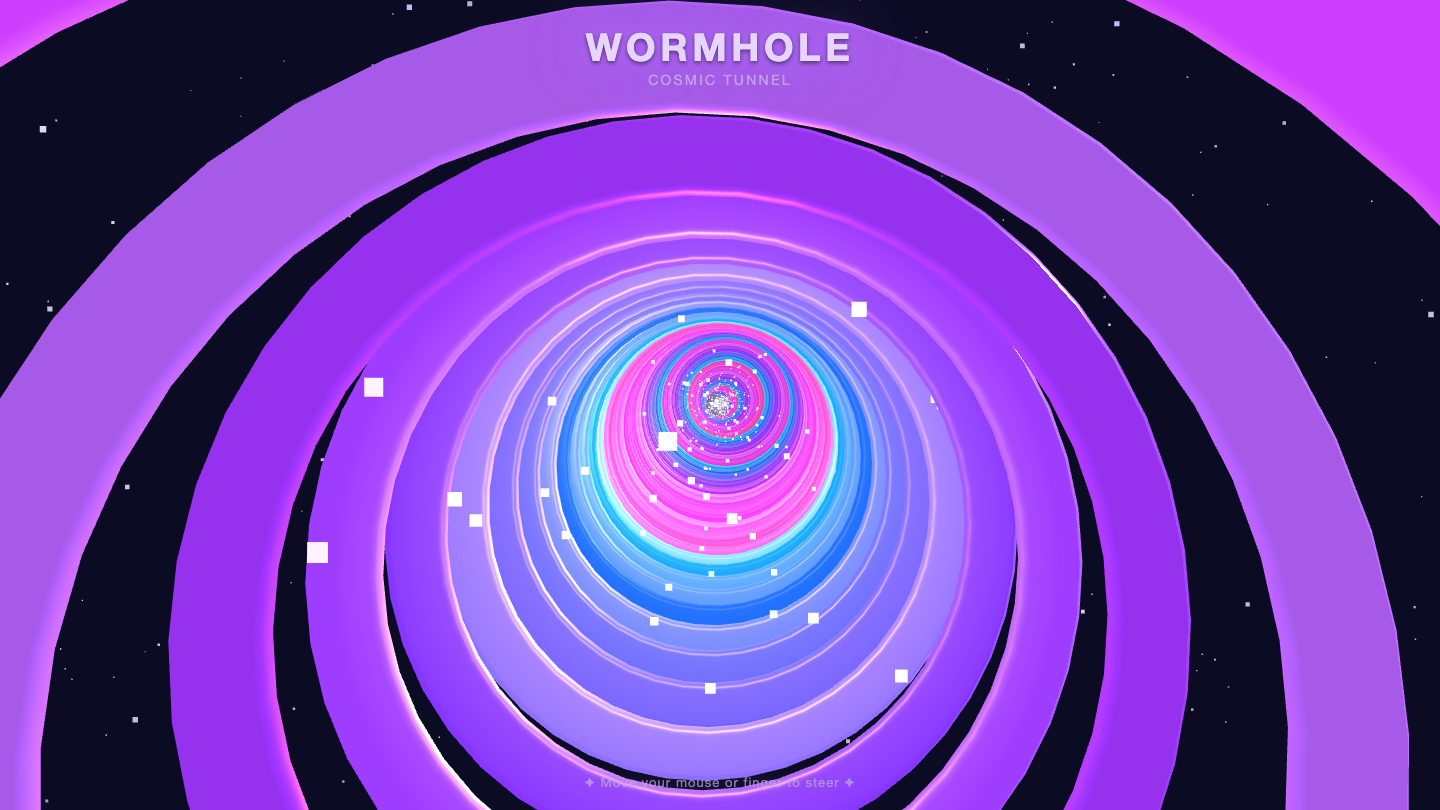 DeepSeek V4 Pro one-shot build of Wormhole — GoldieBench AI benchmark screenshot