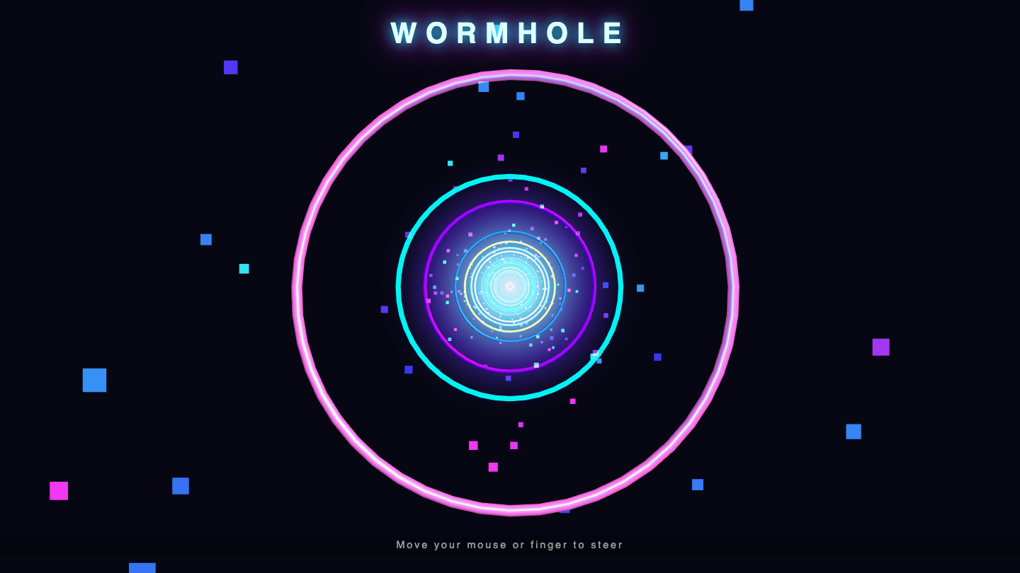 DeepSeek V4 Flash one-shot build of Wormhole — GoldieBench AI benchmark screenshot